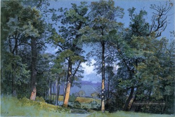  Stanley Galerie - Coppet Lake Geneva paysage William Stanley Haseltine Forêt